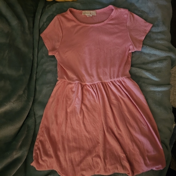 Glitter Girl Other - Adorable Pink Casual Dress for Kids